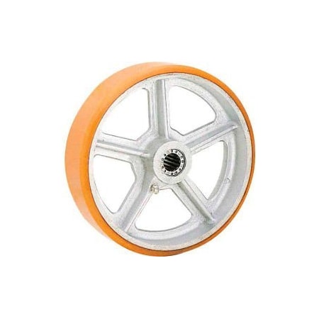 Casters Wheels & Industrial Handling 12 x 3 Polyurethane Wheel - Axle Size 3/4 748745B